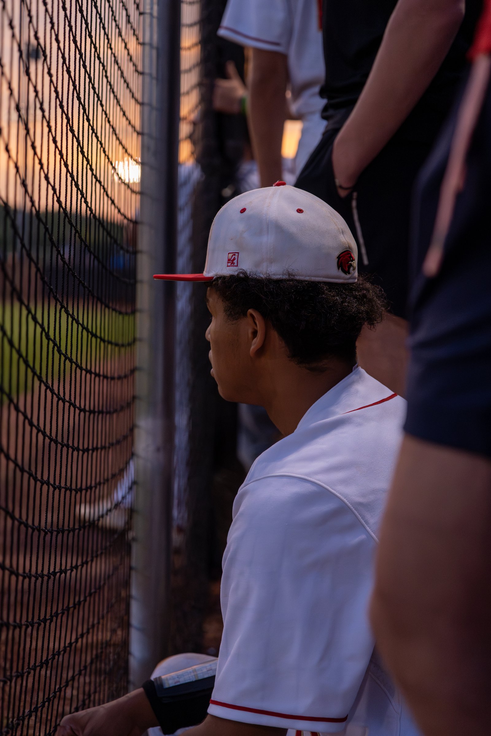 Baseball home run celebration